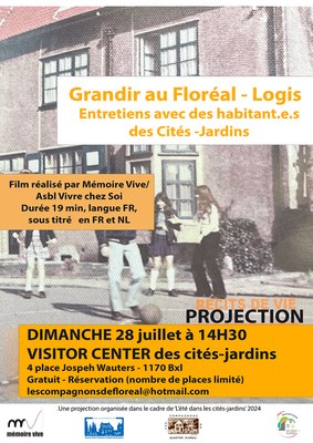 Filmvertoning - "Grandir au Floréal-Logis"