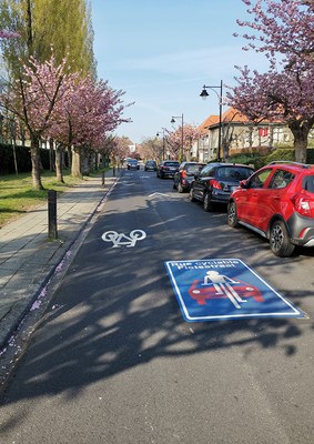 Fietsers hebben voorrang in een fietsstraat!