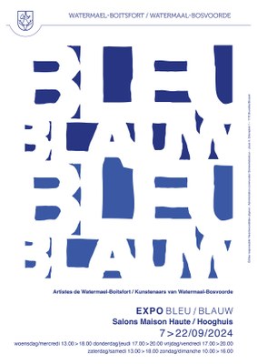 Tentoonstelling Bleu / Blauw - van 7 tot 22 september